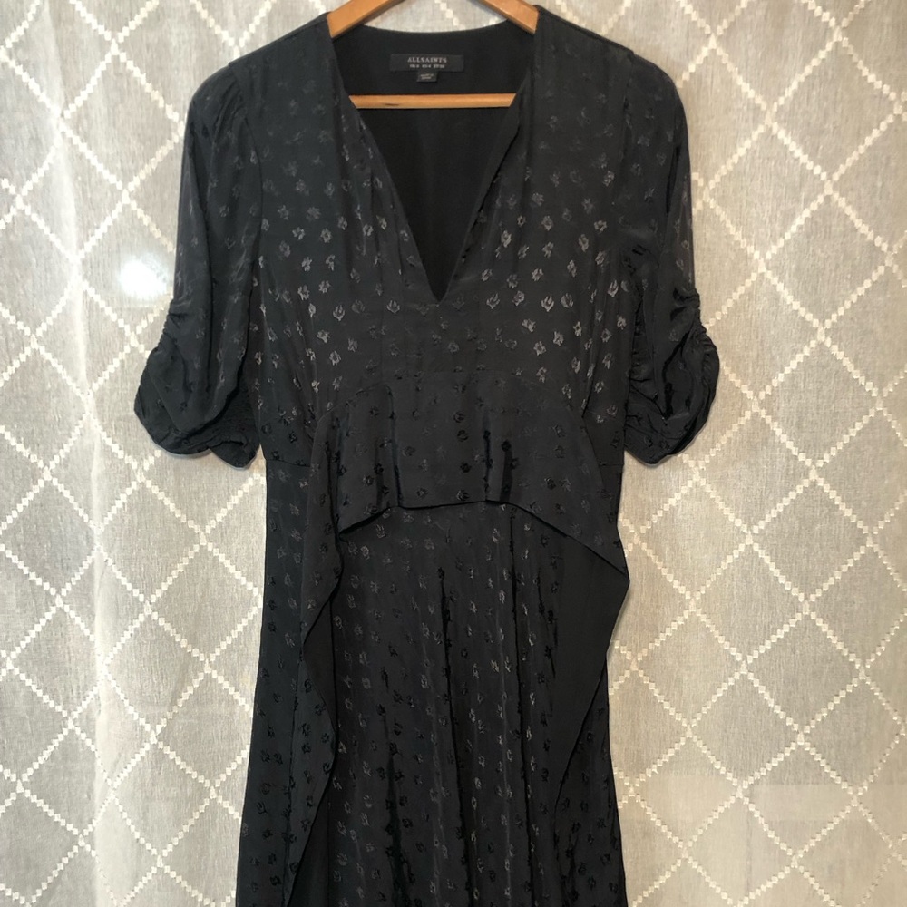 All Saints black dress.